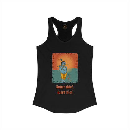 Krishna: Protector of Cows — Women's Racerback Tank