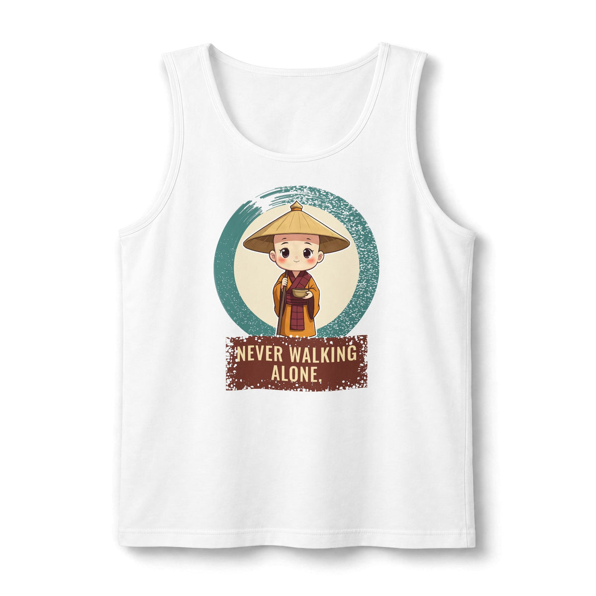 Kōbō Daishi: Walking with Every Pilgrim — Unisex Muscle Tank