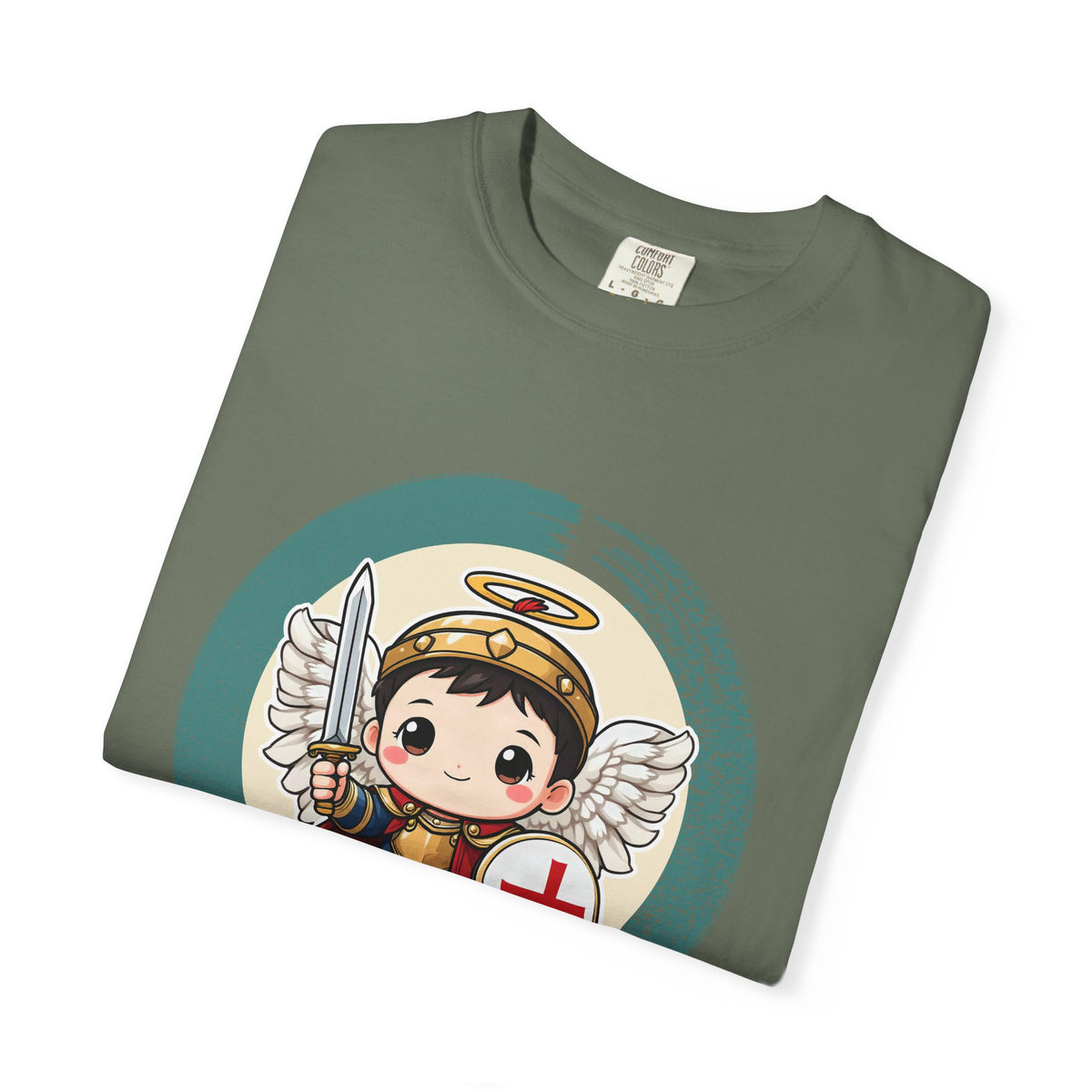 St Michael the Archangel · “Who is like God?” — Garment-Dyed T-Shirt