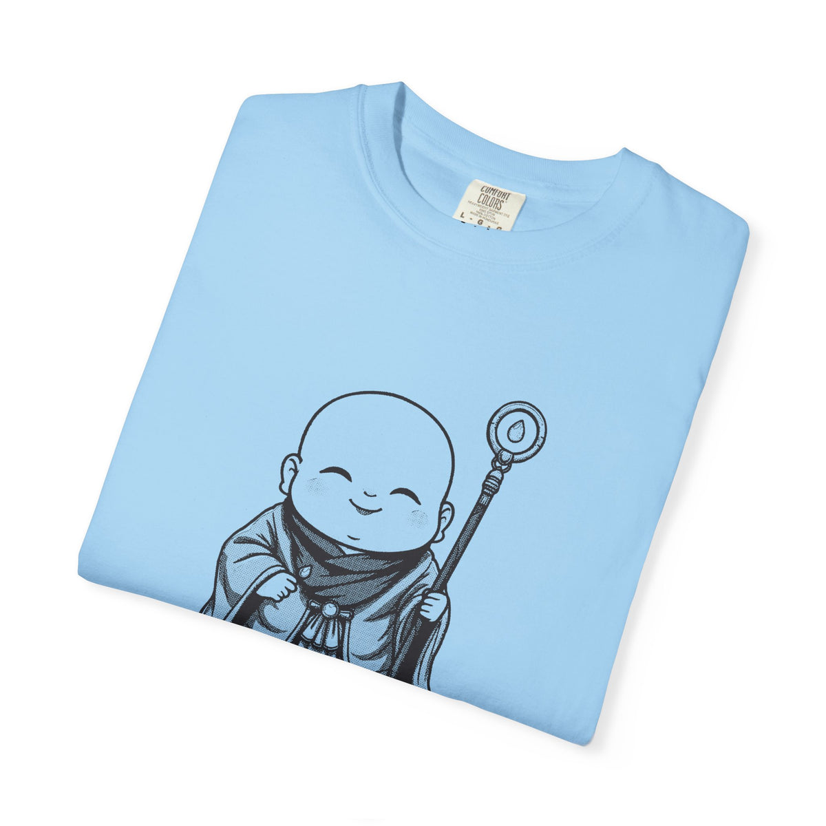 Jizō · “Travel buddy.” — Garment-Dyed One-Ink Tee
