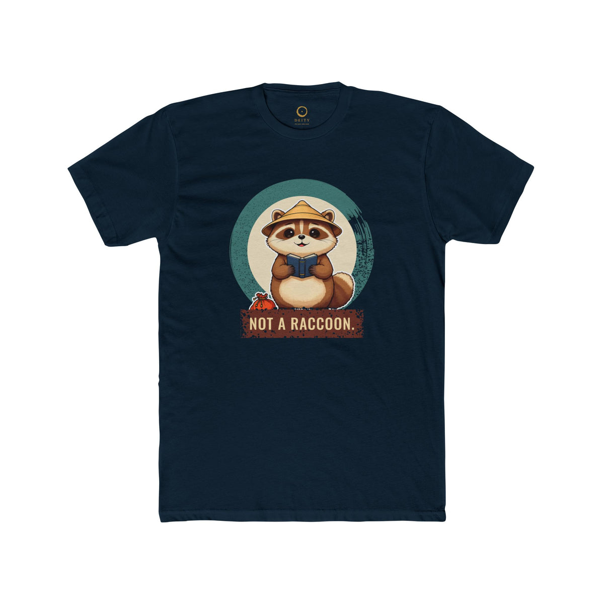Tanuki: Lucky Greeter at the Shop Door — Unisex T-Shirt