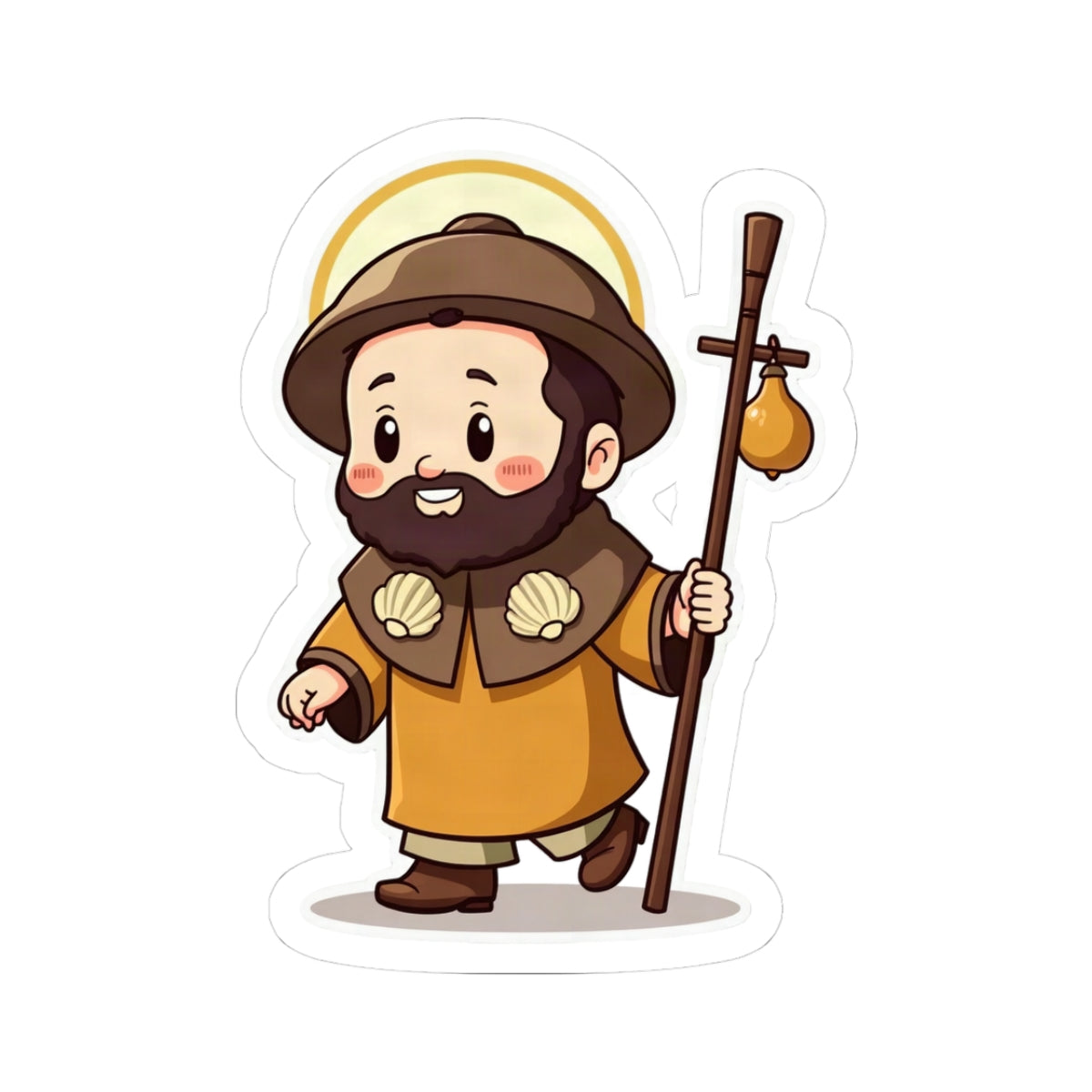 St James the Greater: Patron of Pilgrims — Sticker