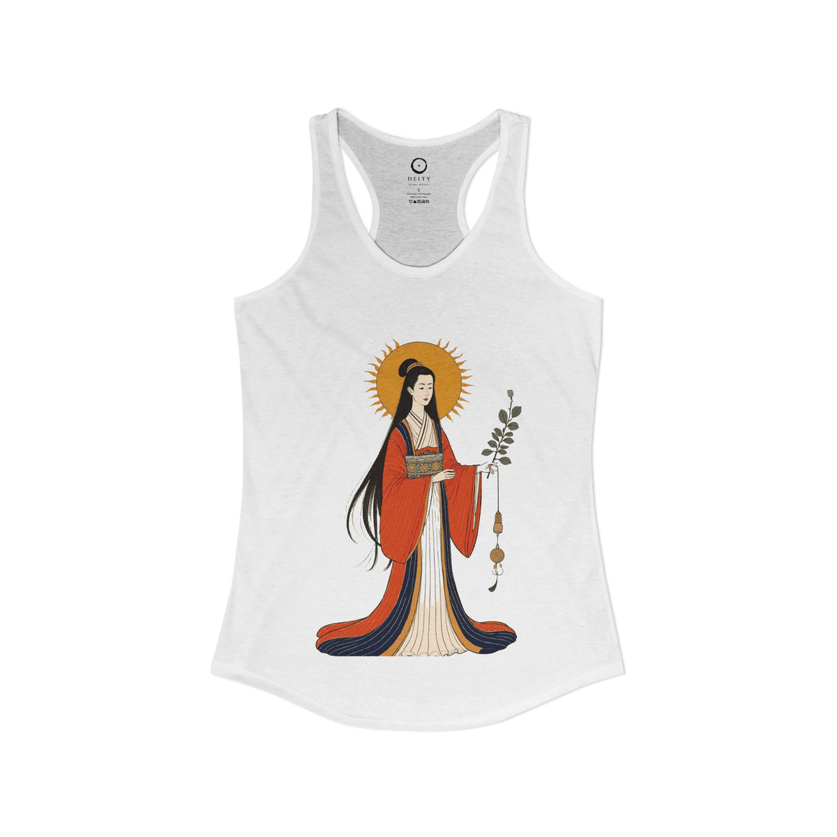 Amaterasu: She Who Shines in Heaven — Women's Racerback Tank