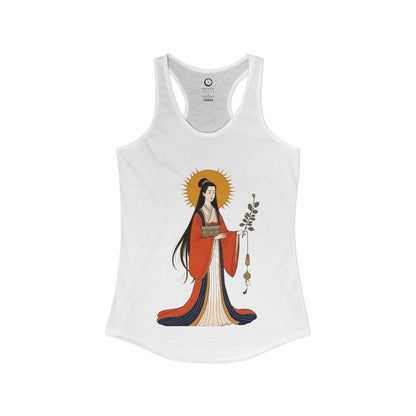 Amaterasu: She Who Shines in Heaven — Women's Racerback Tank
