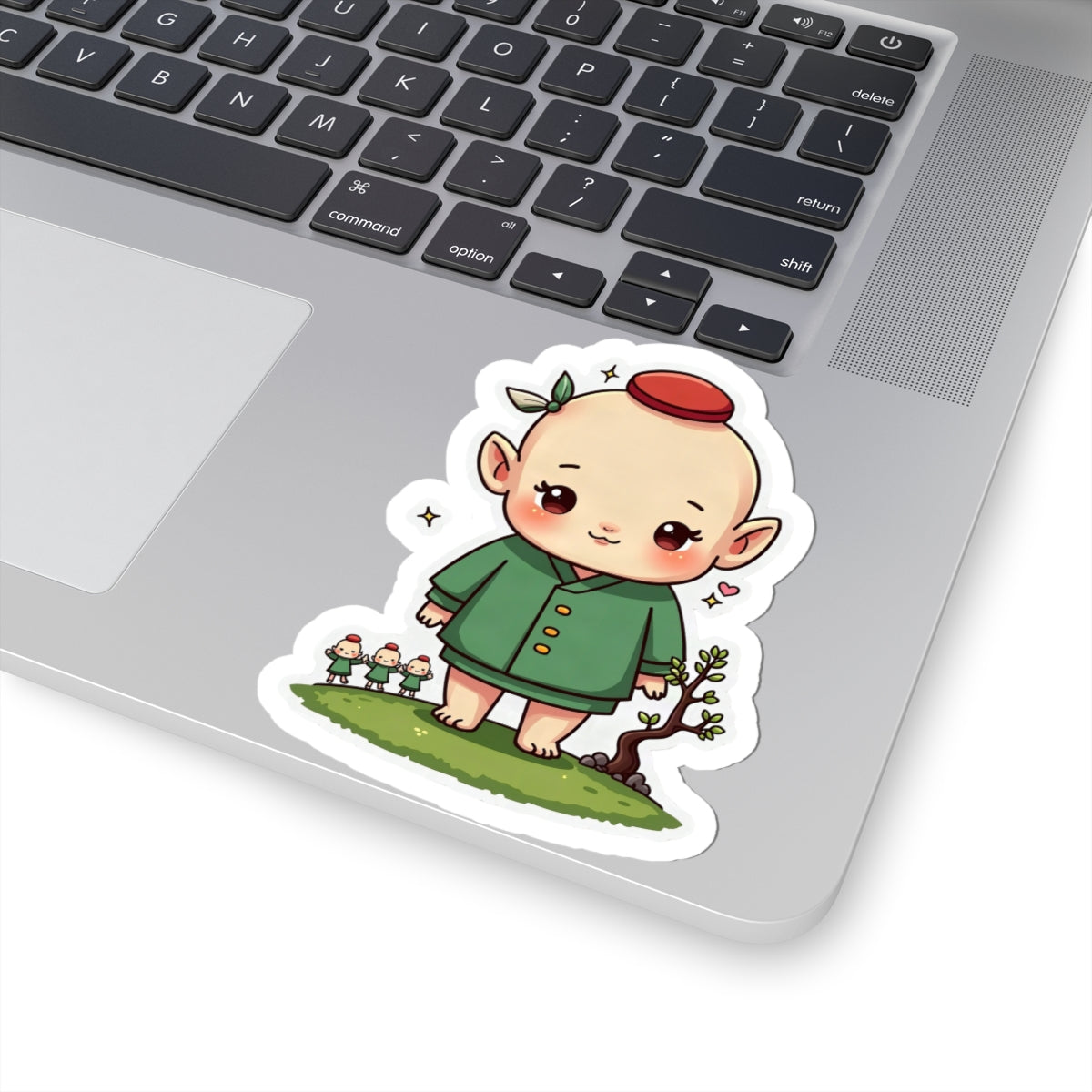 Aos Sí: Green Jacket, Red Cap — Sticker