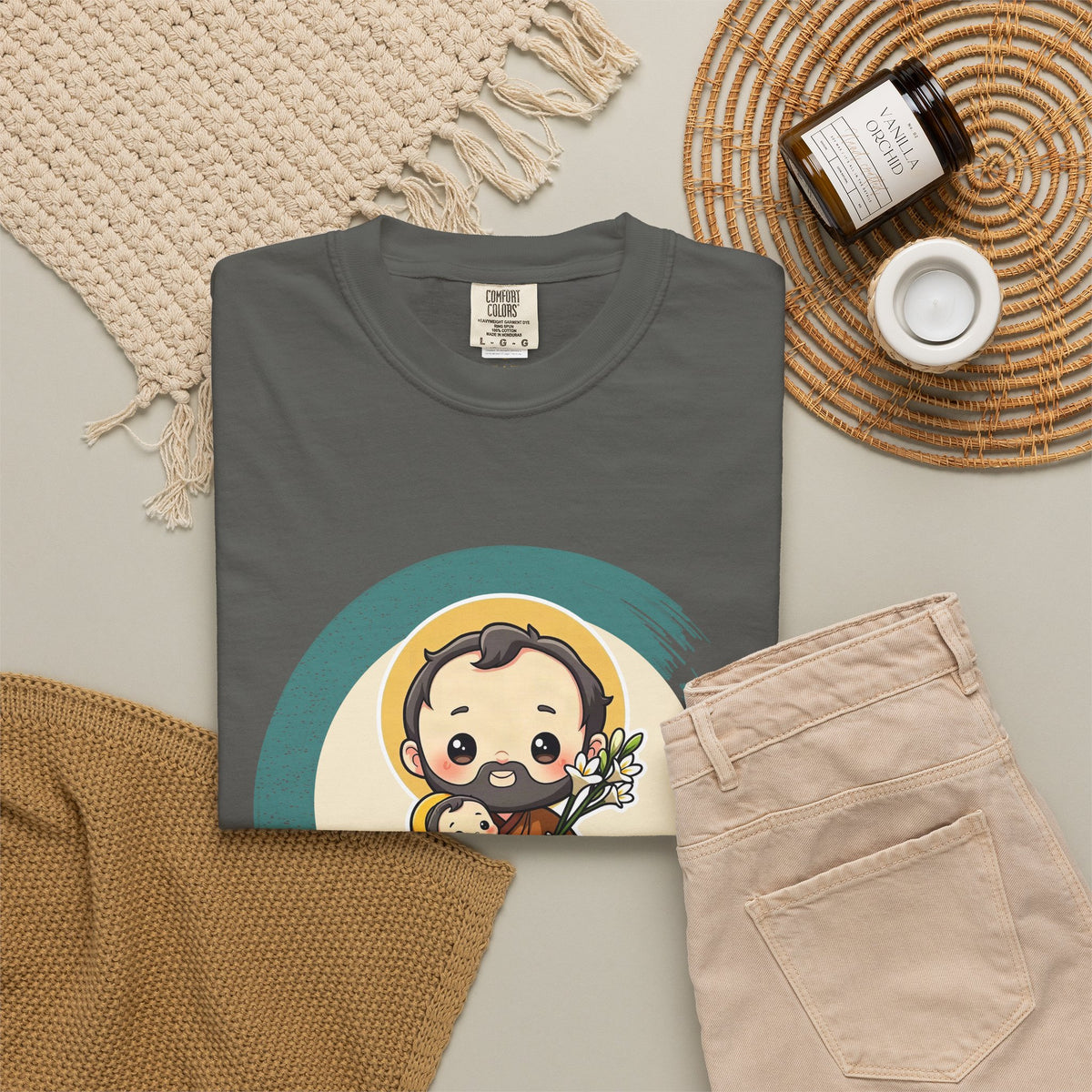 St Joseph · “Said nothing. Did everything.” — Garment-Dyed T-Shirt