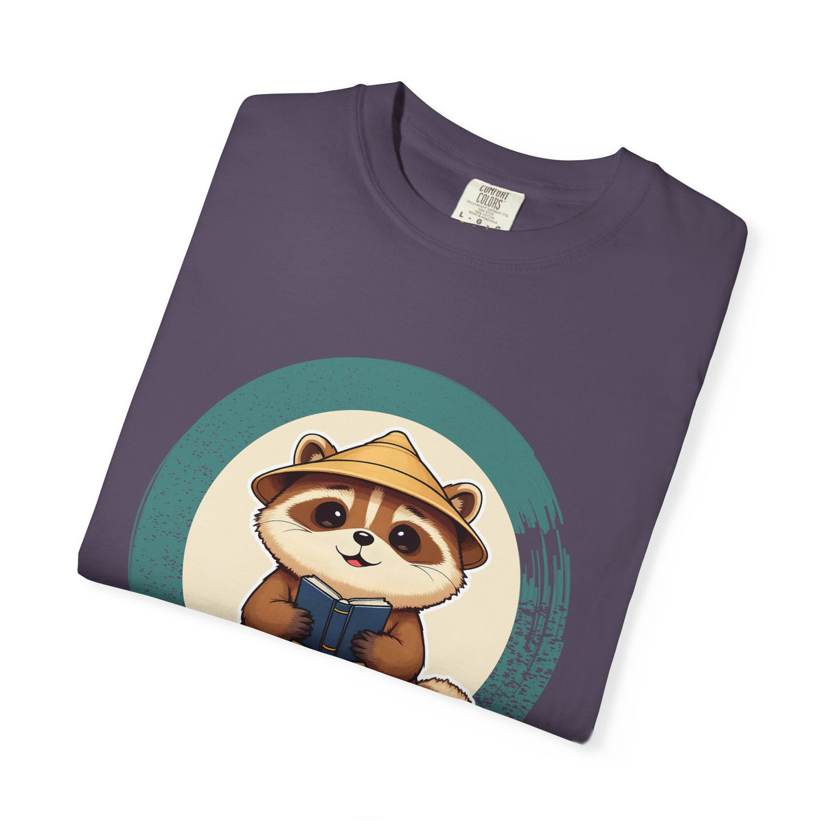 Tanuki: Lucky Greeter at the Shop Door — Garment-Dyed T-Shirt