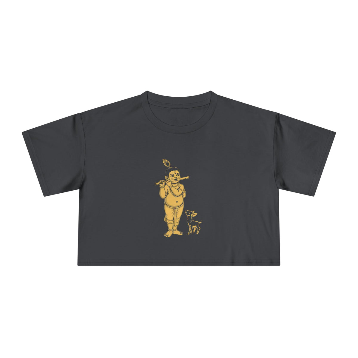 Krishna: Protector of Cows — Women's Crop Tee