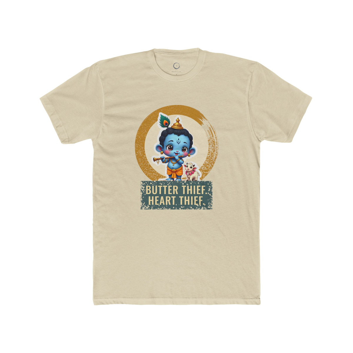 Krishna · “Butter thief. Heart thief.” — Unisex T-Shirt