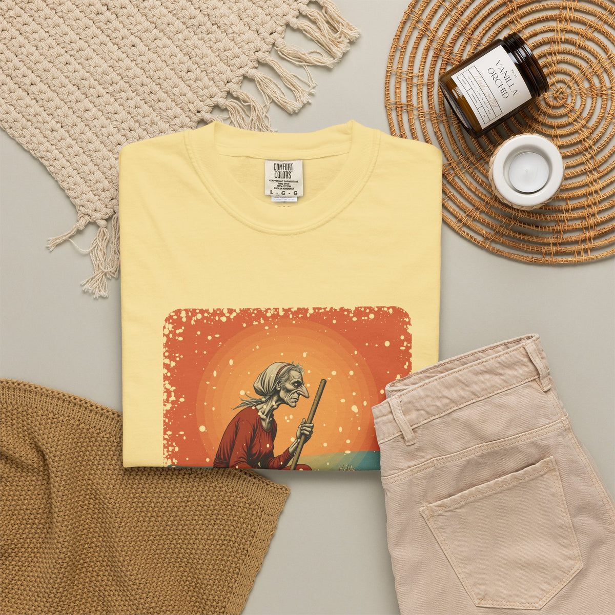 Baba Yaga: Bony Leg — Garment-Dyed T-Shirt