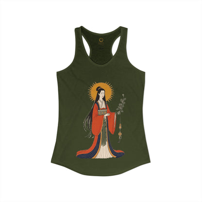Amaterasu: She Who Shines in Heaven — Women's Racerback Tank