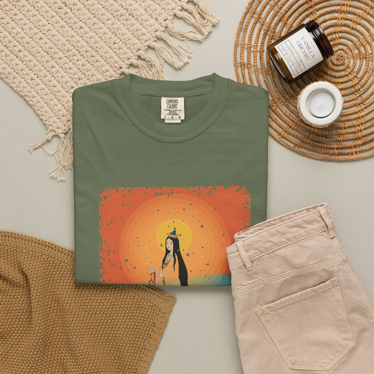 Guanyin · “World's best listener.” — Garment-Dyed T-Shirt