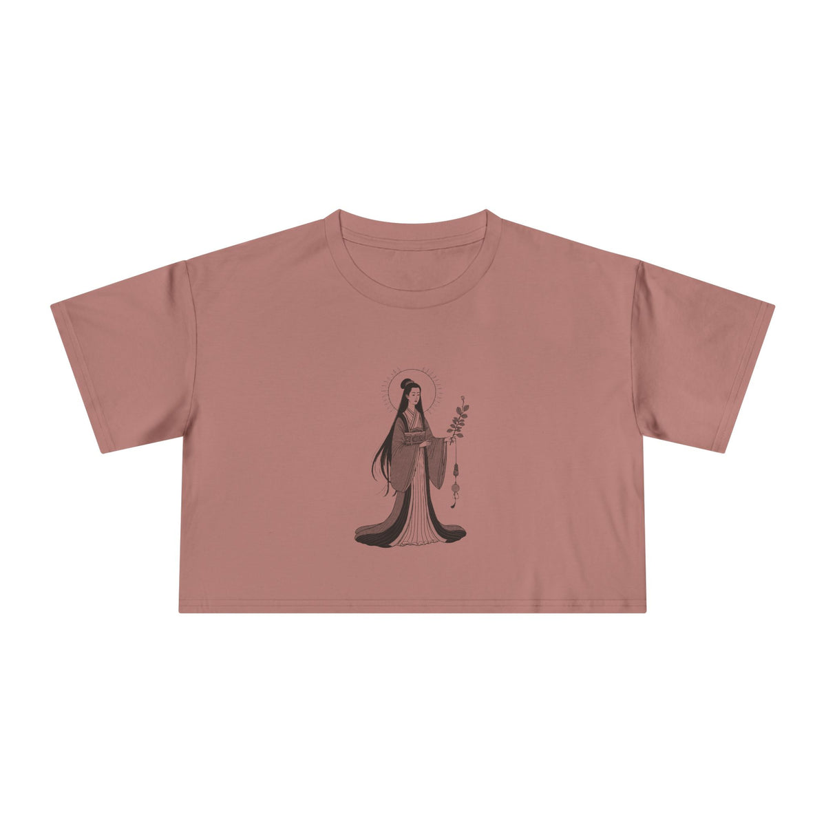 Amaterasu: She Who Shines in Heaven — Women's Crop Tee