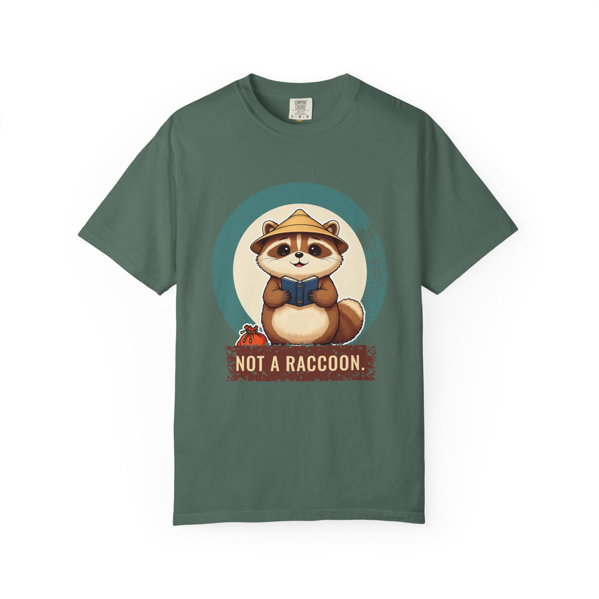 Tanuki: Lucky Greeter at the Shop Door — Garment-Dyed T-Shirt
