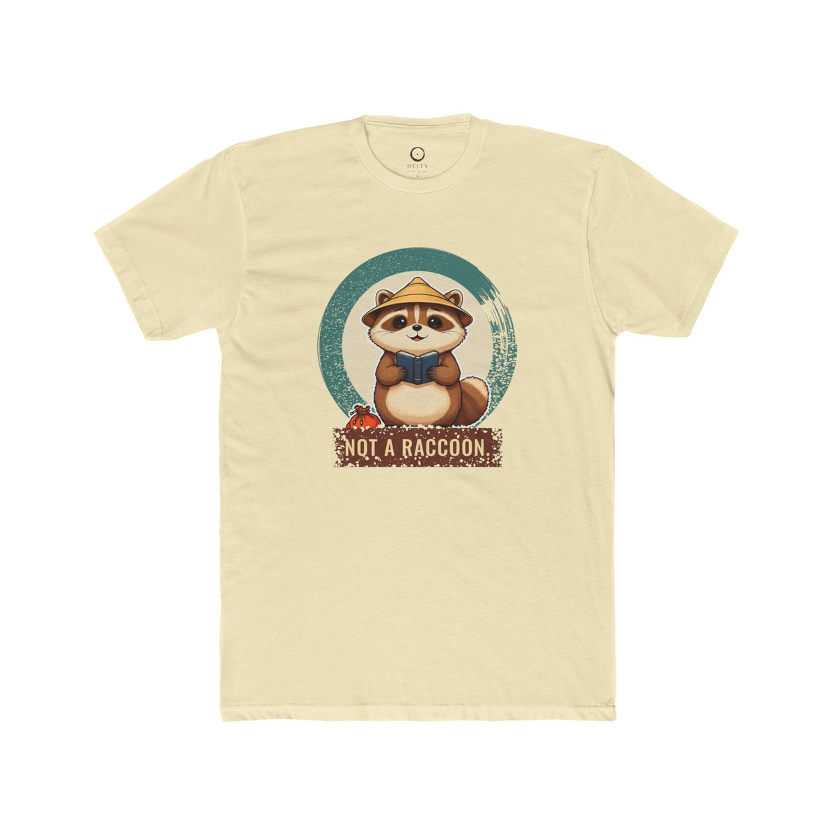 Tanuki: Lucky Greeter at the Shop Door — Unisex T-Shirt