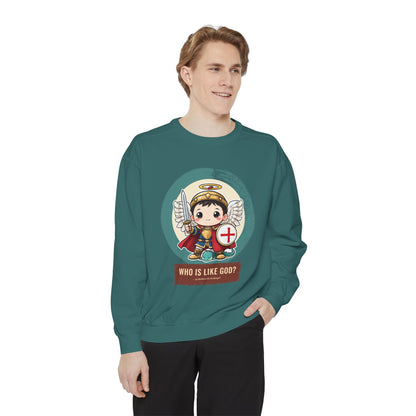 St Michael the Archangel: Prince of the Heavenly Host — Garment-Dyed Sweatshirt