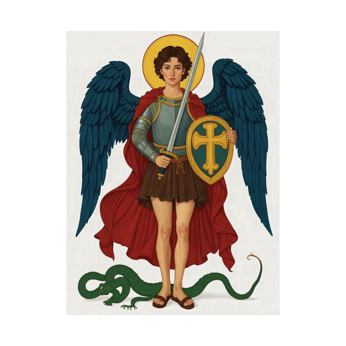 St Michael the Archangel: Who Is Like God — Art Print