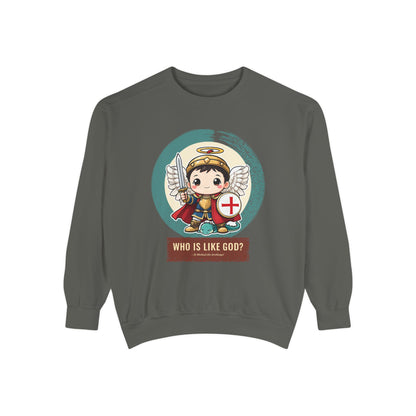 St Michael the Archangel: Prince of the Heavenly Host — Garment-Dyed Sweatshirt