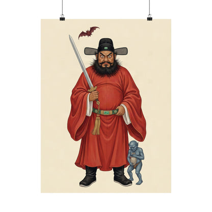 Zhong Kui: Guardian of the Doorway — Art Print