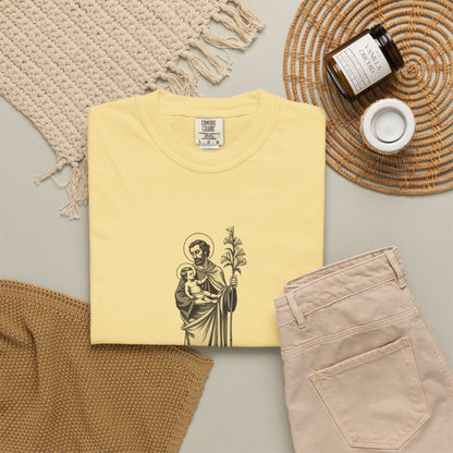 St Joseph · “Said nothing. Did everything.” — Garment-Dyed One-Ink Tee