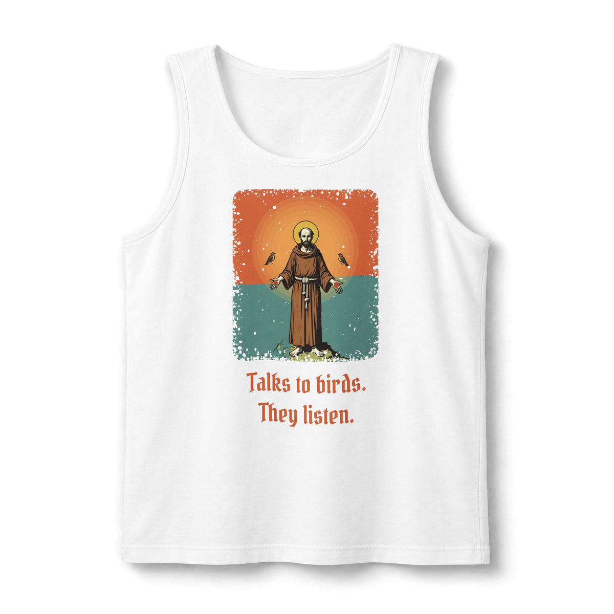 St Francis of Assisi: Patron Saint of Ecology — Unisex Muscle Tank