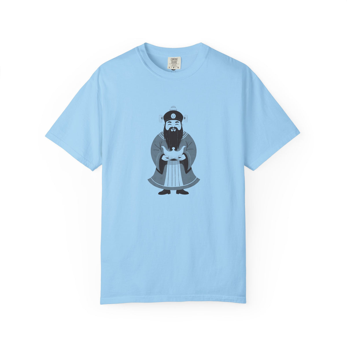 Caishen: The Civil God of Wealth — Garment-Dyed One-Ink Tee