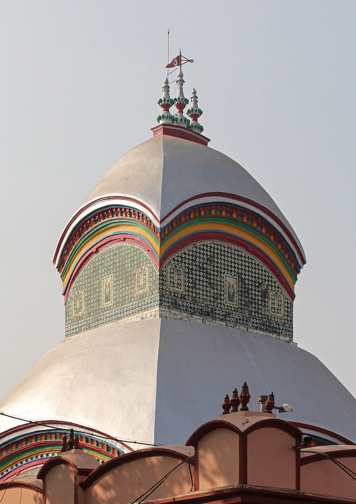 Kalighat Kali Temple, Kolkata: the dome of the famed Bengal shrine, a major Shakta pilgrimage site.
