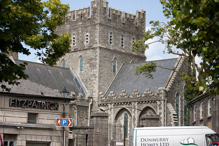 St Brigid's Cathedral, Kildare Town, on the site traditionally linked to Brigid's sacred flame and her cult.