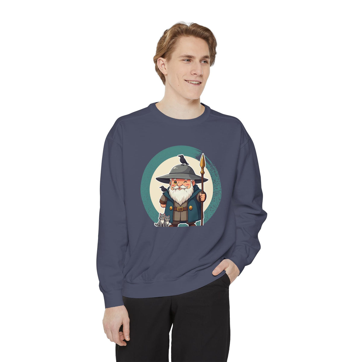 Odin: Gave an Eye for Wisdom — Garment-Dyed Sweatshirt