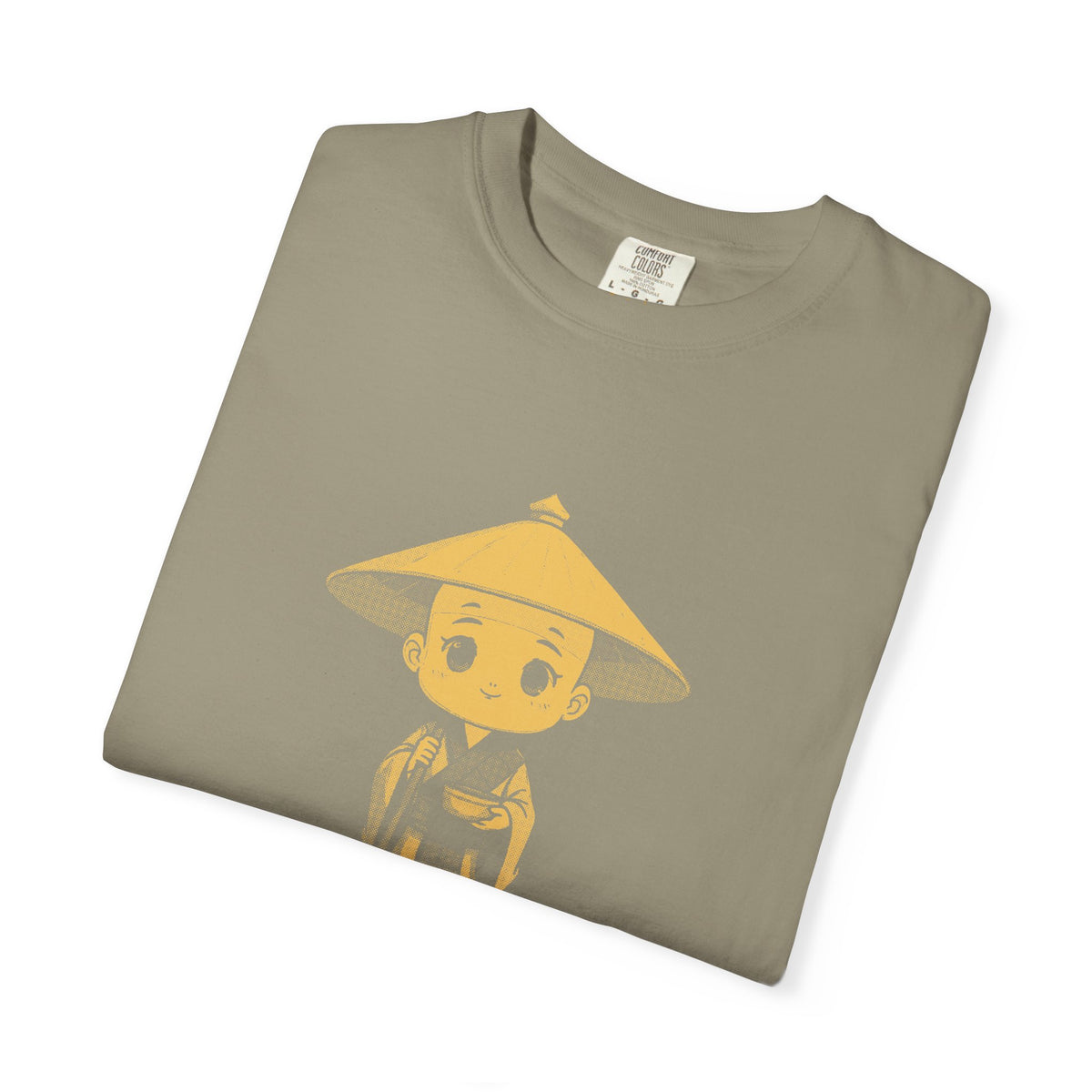 Kōbō Daishi · “Never walking alone.” — Garment-Dyed One-Ink Tee