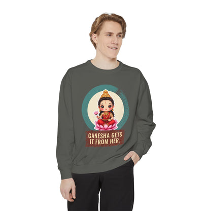 Parvati: Gauri, the Radiant One — Garment-Dyed Sweatshirt