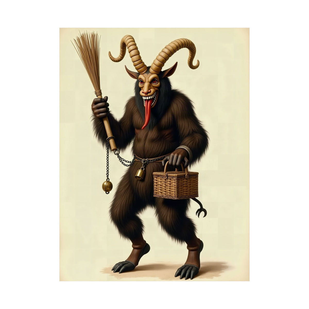 Krampus: Bringer of the Birch Rod — Art Print
