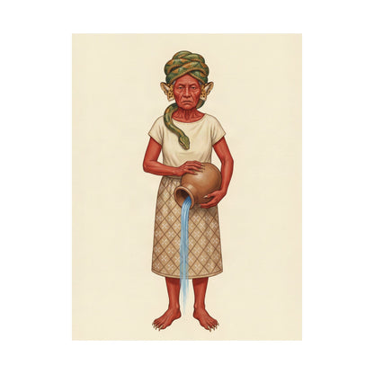 Ix Chel: She Who Tips the Rain Jar — Art Print