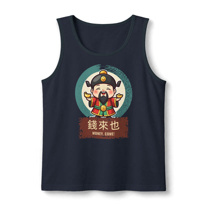 Caishen: Inviting Wealth and Treasure — Unisex Muscle Tank