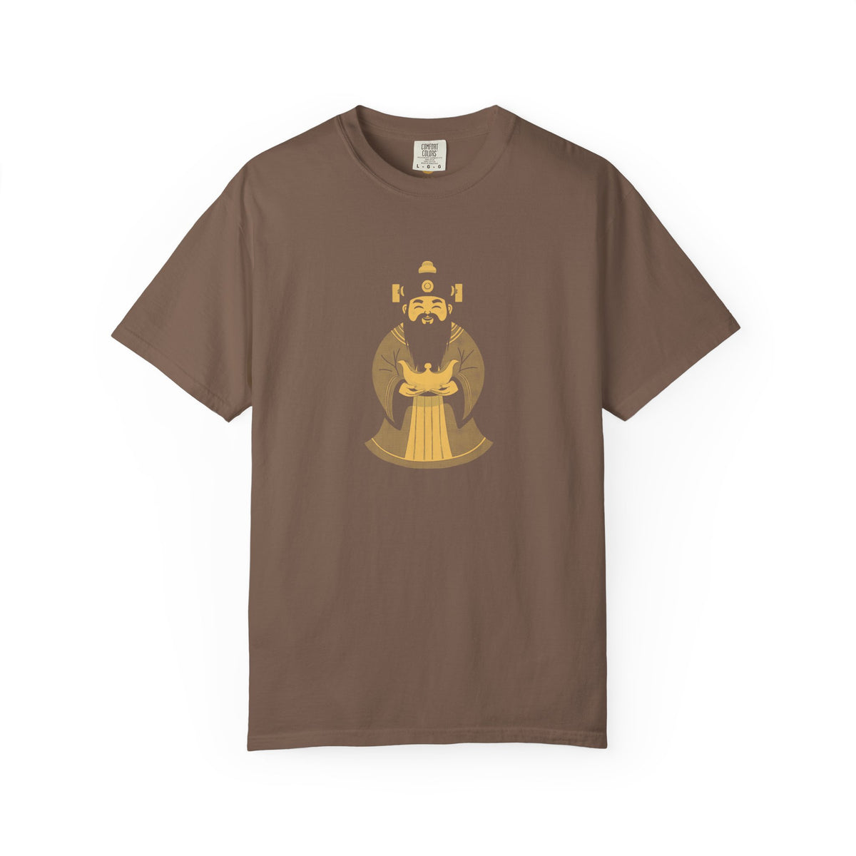 Caishen: The Civil God of Wealth — Garment-Dyed One-Ink Tee