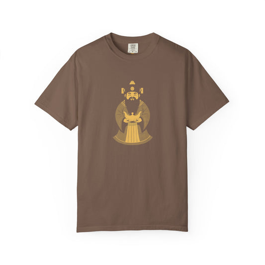 Caishen: The Civil God of Wealth — Garment-Dyed One-Ink Tee