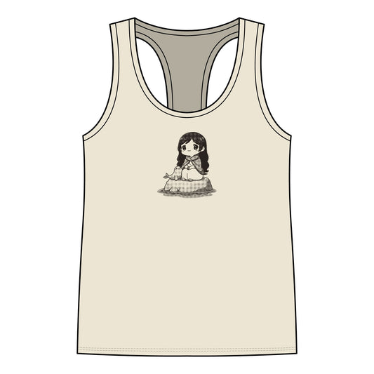 Selkie: Grey Selkie of Sule Skerry — Women's Racerback Tank