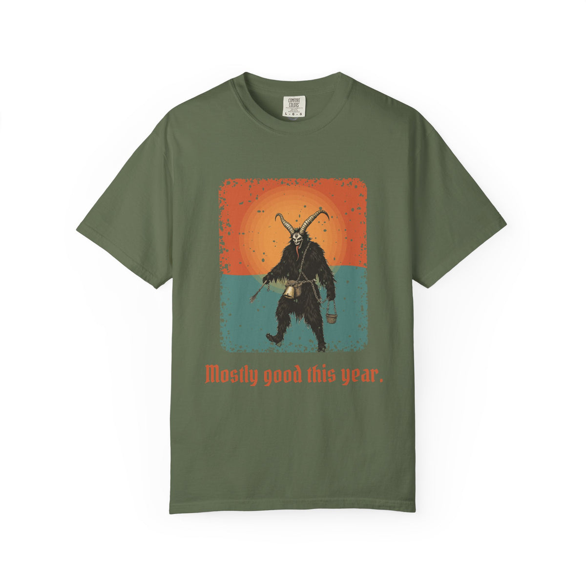 Krampus: Driver of Winter Spirits — Garment-Dyed T-Shirt