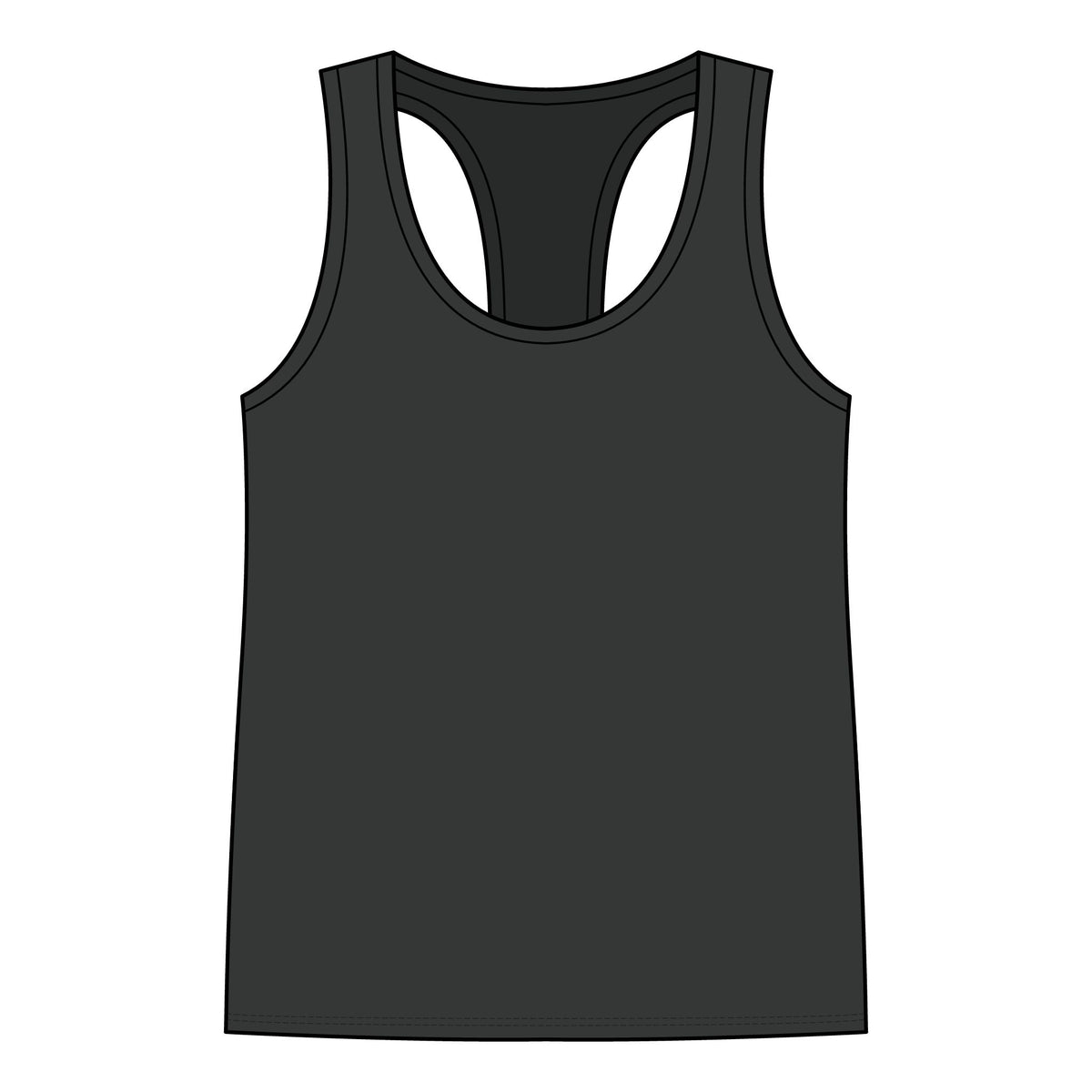 Krishna: Protector of Cows — Women's Racerback Tank