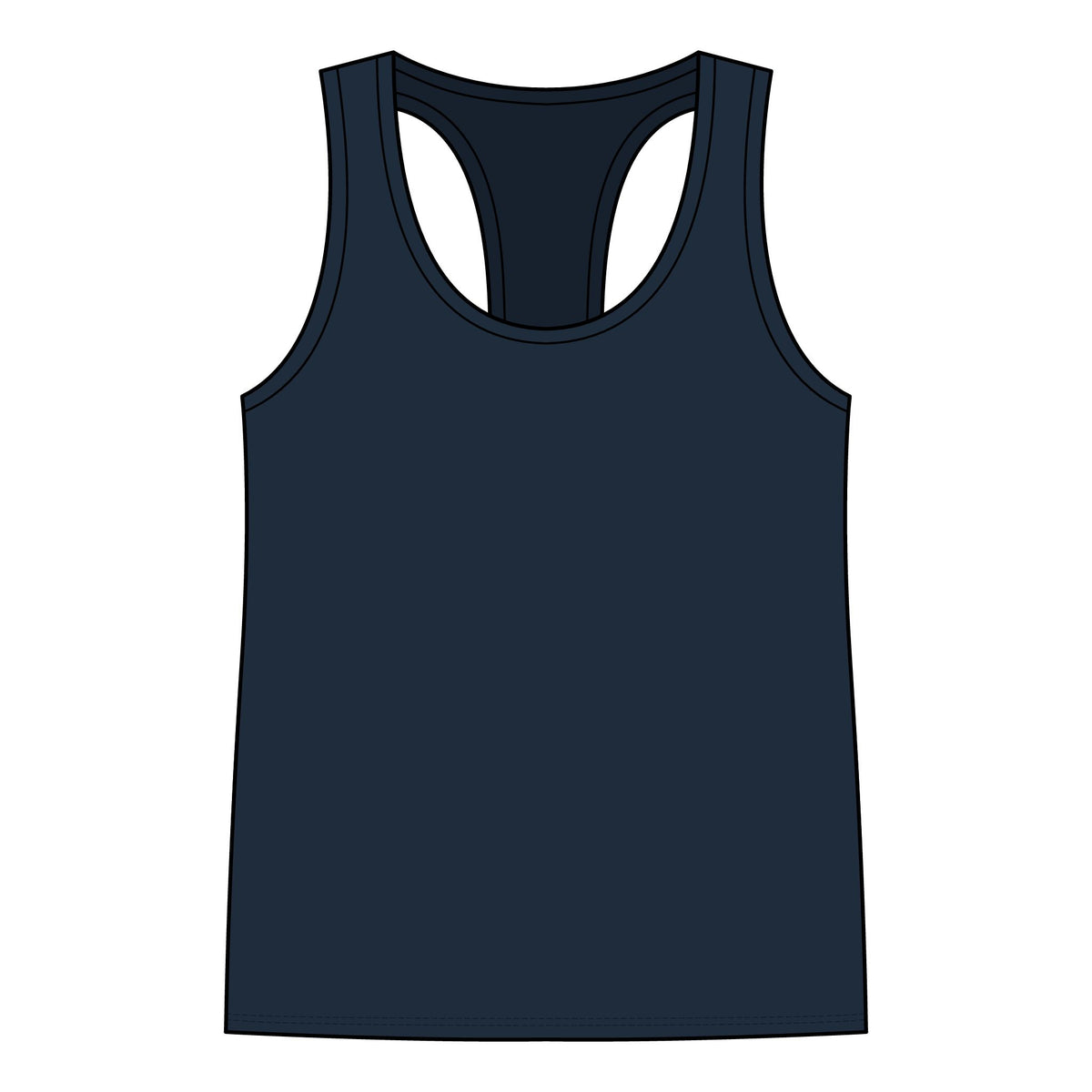 Krishna: Protector of Cows — Women's Racerback Tank