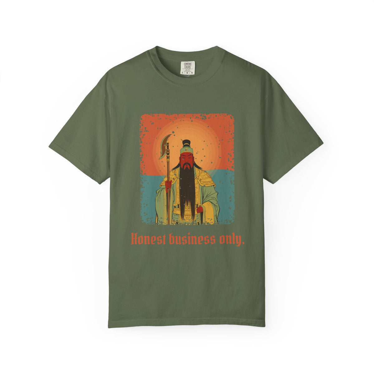 Guan Gong: Guardian of the Temple — Garment-Dyed T-Shirt