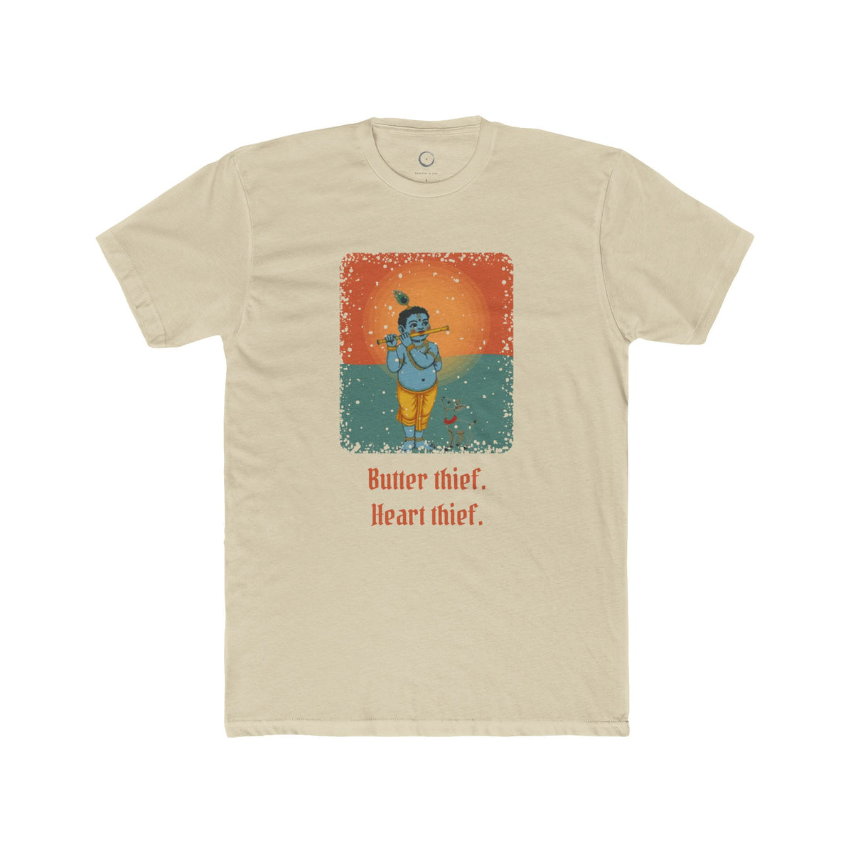 Krishna · “Butter thief. Heart thief.” — Unisex T-Shirt