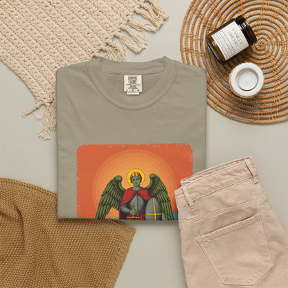 St Michael the Archangel: Chief Commander of Heaven — Garment-Dyed T-Shirt