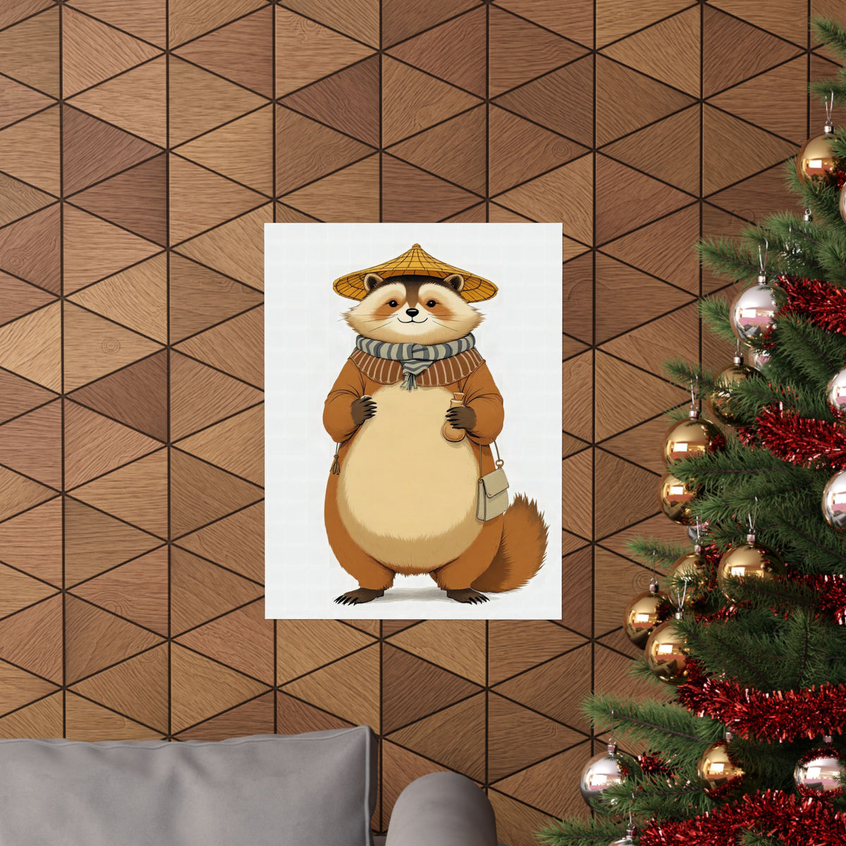 Tanuki: Eight Lucky Features — Art Print