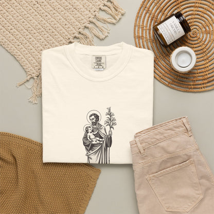 St Joseph · “Said nothing. Did everything.” — Garment-Dyed One-Ink Tee