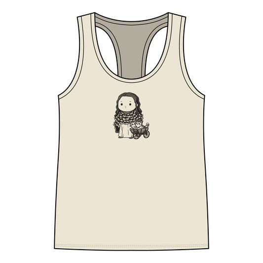 Freyja: Cats at the Reins — Women's Racerback Tank