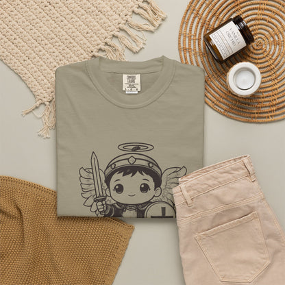 St Michael the Archangel: Prince of the Heavenly Host — Garment-Dyed One-Ink Tee