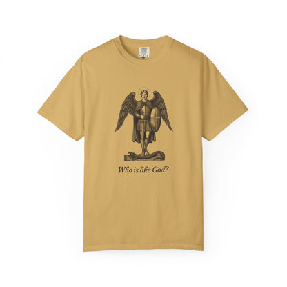 St Michael the Archangel: Chief Commander of Heaven — Garment-Dyed One-Ink Tee