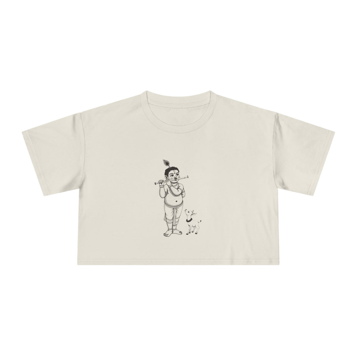 Krishna: Protector of Cows — Women's Crop Tee