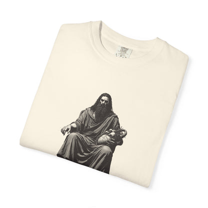 Hades · “Stern, not wicked.” — Garment-Dyed One-Ink Tee